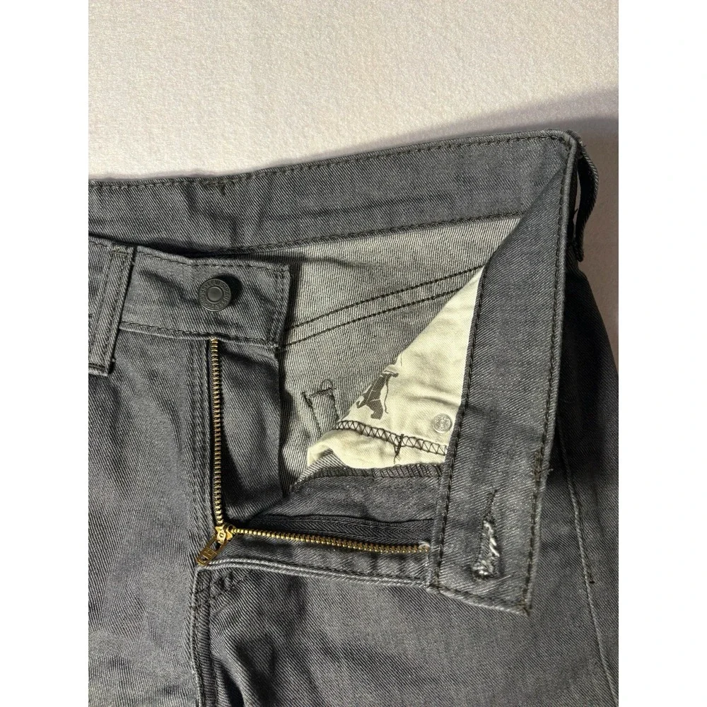 Levi's 510 Jeans Mens 29x30 Skinny Fit Stretch Dark Grey Wash Black Gray